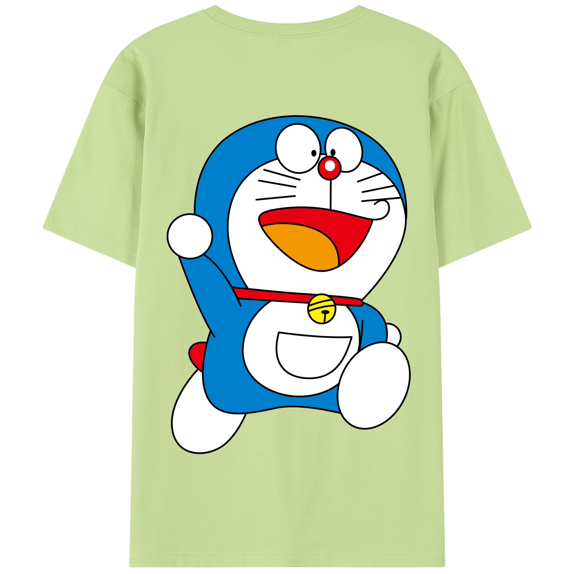 （画像用） ドラえもん Doraemon 綿100％半袖Tシャツ（背面プリント）